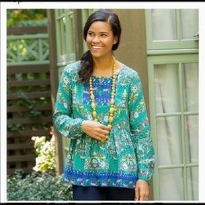 Matilda Jane Peasant Top Size Small